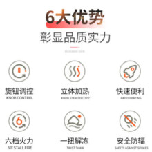 威力（WEILI）升级全屏款微波炉家用小型20升六档火力旋钮简易操作360°加热均匀20MX68-L