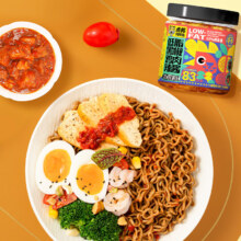 PLUS会员：虎邦辣酱  低脂黑椒鸡肉辣酱200g*3件