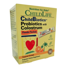 童年时光 ChildLife 牛初乳益生菌粉 0防腐 儿童益生菌 婴幼儿益生菌 1-12岁  美国进口 30*2g/盒【单品】