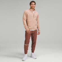lululemon 丨Stretch Ventilated 男士运动夹克 LM4AHIS 粉红粘土 L