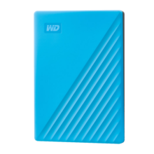 西部数据（WD）2TB 移动硬盘 USB3.0 My Passport随行版2.5英寸 蓝 机械硬盘 手机电脑外置外接 加密兼容Mac