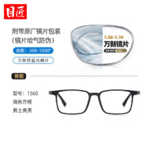 plus会员：winsee 万新 1.60防蓝光镜片+纯钛镜架任选（附赠原厂镜片包装）