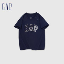Gap男女幼童2024夏季新款吸湿速干凉感logo短袖T恤  多色多码