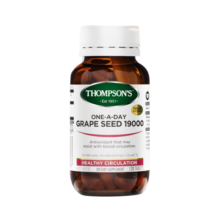 汤普森Thompson's 高含量葡萄籽精华片19000mg 120粒/瓶 原花青素 1日1粒 澳洲进口