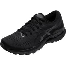 ASICS亚瑟士 跑鞋男鞋旗舰运动鞋稳定支撑舒适 GEL-KAYANO 28 黑色/灰色 43.5