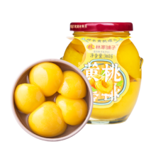 PLUS会员：林家铺子 糖水黄桃罐头 360g/单罐*6件