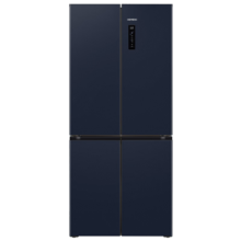 PLUS会员：SIEMENS 西门子 十字星系列 497升 十字开门冰箱 一级能效 湖蕴蓝KC505680EC