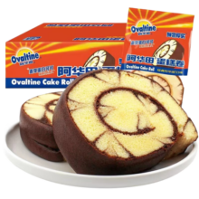 阿华田（Ovaltine）蛋糕卷400g早餐代餐下午茶零食 拍两份超划算 80g 原味 阿华田蛋糕 *5包