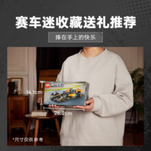 乐高（LEGO）积木拼装赛车系列76919 迈凯伦F1赛车不可遥控男孩玩具生日礼物
