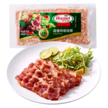荷美尔（Hormel）超值特制培根1000g早餐食材烟熏猪肉三明治火锅涮锅烧烤烘培风味 超值特制培根1000g