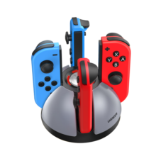 绿联 Switch游戏机手柄充电器 Joy-Con手柄充电器底座 NS周边配件 左右主机支架底座四个同充