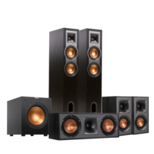杰士（Klipsch） R-26F 家庭影院 5.1电视音箱 落地影院 组合音响 客厅影院 HiFi高保真套装