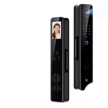 京东百亿补贴：石将军 3 D人脸识别指纹锁 G 5 Max磨砂黑+人脸识别+逗留抓拍