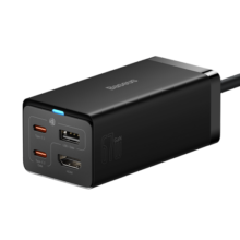 倍思氮化镓扩展坞充电器 适用switch游戏机电视电脑笔记本华为mate60Pro手机HDMI投屏二合一67W桌面充