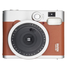 INSTAX 富士instax 拍立得相机 Instax mini90一次成像复古相机 mini90 棕色