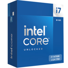 英特尔(Intel) i7-14700K 酷睿14代 处理器 20核28线程 睿频至高可达5.6Ghz 33M三级缓存 台式机盒装CPU