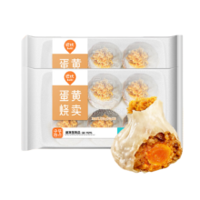 PLUS会员：巴比 咸蛋黄烧卖 家庭早餐 420g*2包*3组