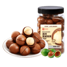 plus会员:良品铺子 澳洲夏威夷果500g*2罐