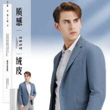 PLUS会员：SEVEN 柒牌 轻商务男装休闲西装外套 122C70340