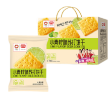 PLUS会员：盼盼 青柠苏打饼干零食 750g/盒