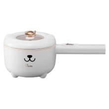 PLUS会员：小贝熊（xiaobeixiong） 电煮锅 【精选款】白色标配+蒸笼