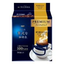 AGF 奢华咖啡店系列  高级挂耳咖啡粉  特浓・混合风味 8g*14袋