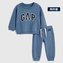 Gap 盖璞 婴儿春秋季抓绒卫衣束脚裤柔软亲肤运动套装784541