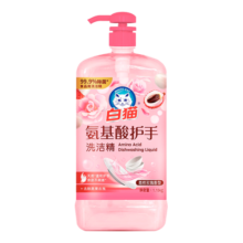 白猫 氨基酸护手洗洁精1.15kg  除菌率99.9%亲肤 去农残 荔枝玫瑰香型