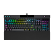 美商海盗船 (USCORSAIR) K70 RGB PRO 机械键盘 游戏键盘 全尺寸 8000Hz 竞技模式 铝框体 黑色 樱桃银轴