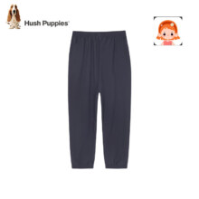 PLUS会员:暇步士（Hush Puppies）童装儿童长裤男童女童夏季 藏蓝C款