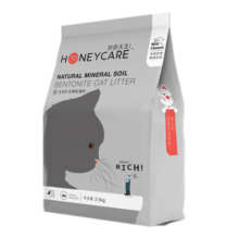 HONEYCARE 好命天生 膨润土猫砂 天然矿石颗粒猫砂10KG 天然矿石颗粒猫砂2.5KG*4