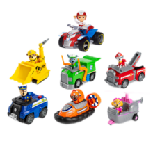 汪汪队立大功（PAW PATROL）汪汪队玩具狗狗巡逻队男女孩玩具儿童生日礼物 救援车7辆套装【车狗分离】