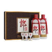 LANGJIU 郎酒 郎牌郎酒53度酱香型白酒500ml*2瓶高档礼盒粮食酒宴请送礼