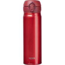 膳魔师（THERMOS）保温杯男女不锈钢水杯子大容量保冷防漏弹盖学生情侣杯JNL系列 胭脂红(504-MTR) 500ml 500ml