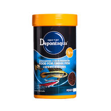 Depontaqua 大禹德邦 小型鱼饲料灯科鱼增色增体鱼粮缓沉鱼食 小型鱼增色饲料 180g