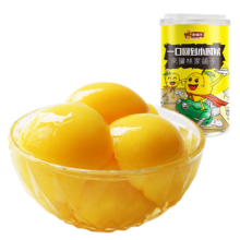林家铺子 新鲜糖水黄桃罐头 425g/单罐