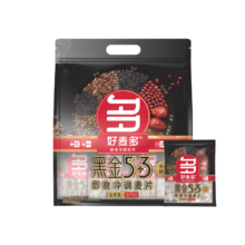 PLUS会员、需首购：好麦多 早餐代餐 黑金5+3即食冲调燕麦片 528g