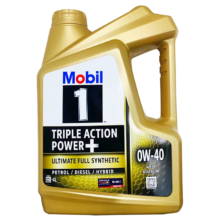 有券的上：Mobil 美孚 金装 1号全合成机油 0W-40 4L/桶 SP级 亚太版