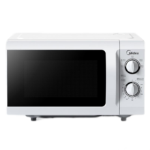 美的（Midea）快捷微波炉 家用小型20升 360度转盘均匀加热 简易旋钮操控 易清洁（M1-L213B）