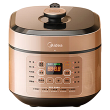 美的（Midea）提鲜系列新款电压力锅5L大容量电饭煲家用多功能高压锅不粘双胆快煮上蒸下煮微排去腥 （3-6人使用） 5L