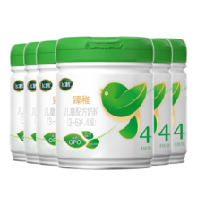飞鹤【5年奶粉No.1】臻稚有机 儿童奶粉 4段(3-6岁) 700g*6