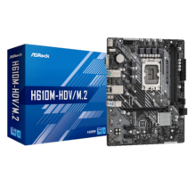 华擎(ASRock) H610M-HDV/M.2 主板内存DDR4 CPU 13400/12400F/12490F（IntelH610/LGA1700）