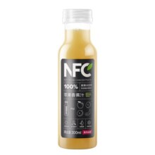 农夫山泉 NFC果汁饮料 100%NFC苹果香蕉汁300ml*24瓶 整箱装