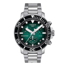 天梭（TISSOT）瑞士手表 海星系列石英男士腕表T120.417.11.091.01