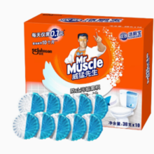 百亿补贴！ Mr Muscle 威猛先生 洁厕块38g*10块
