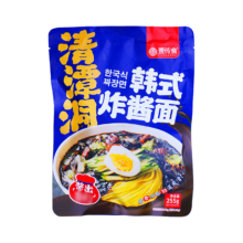plus会员、概率券:壹传食 韩式炸酱面 255g