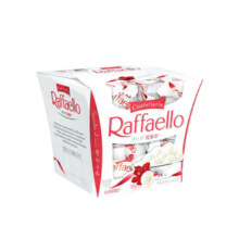 费列罗（FERRERO）拉斐尔椰蓉扁桃仁糖果酥球 喜糖女神节零食礼物 15粒礼盒装150g