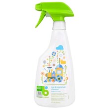 【效期至24年9月】babyganics甘尼克宝贝餐椅桌玩具清洁喷雾502ml