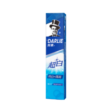 plus会员、需首购、需弹券:DARLIE好来(原黑人)超白牙膏190g 微分子亮白 隔离牙渍 （新旧随机）