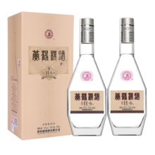 黄鹤楼酒 经典H6 53度500ml*2瓶清香型白酒 双瓶装含礼袋 53度 500mL 2瓶